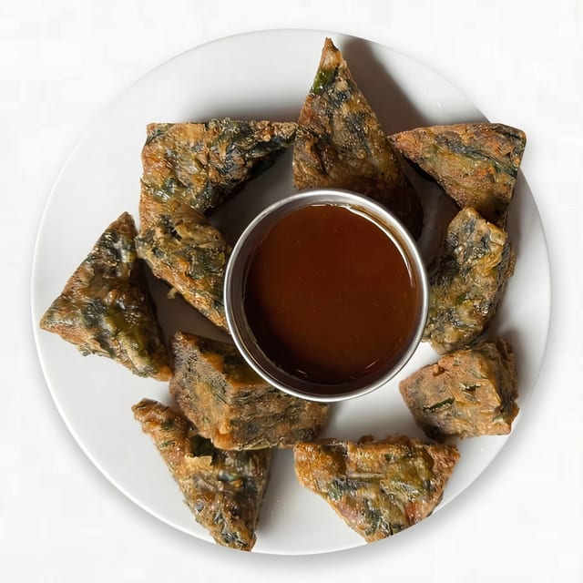 Chive Fritters.