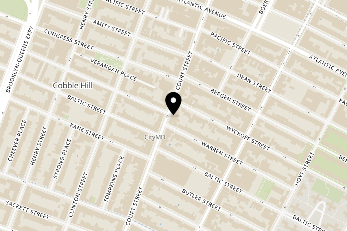 Map showing the location of Joya on 215 Court St in Brooklyn